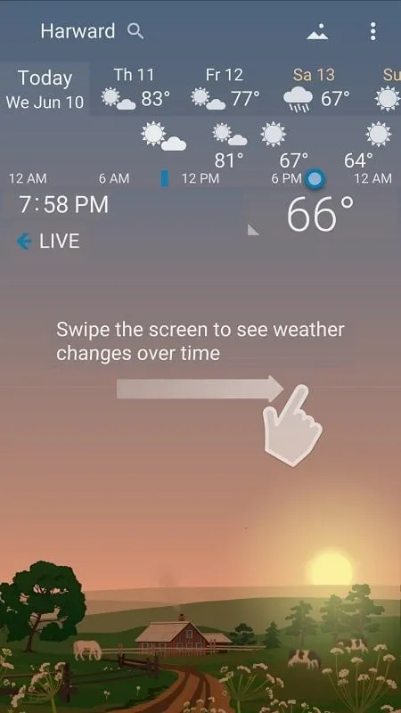 YoWindow Weather Unlimited mod settings and features