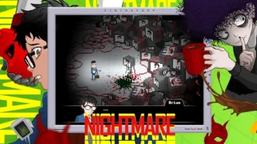 Yuppie Psycho game interface displaying the hint option.