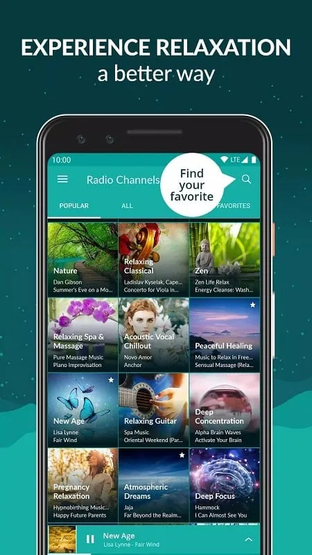 Zen Radio premium unlocked screen