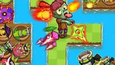 Zombies Vs. Farmer gameplay screenshot.