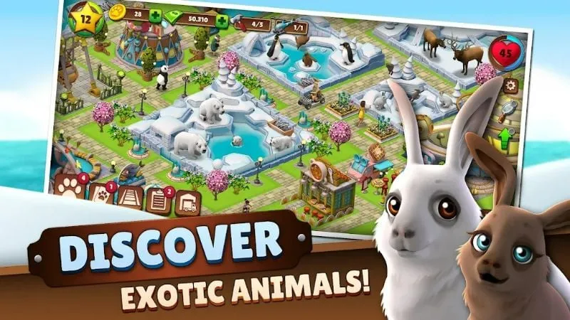 Fitur MOD uang tak terbatas di Zoo Life